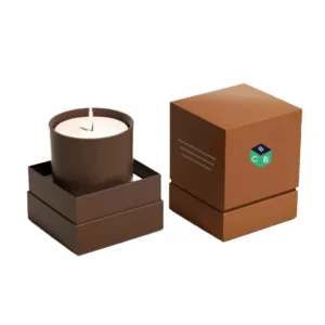 brown candle boxes